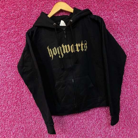 Harry Potter Hogwarts Crest Zip-Up Hoodie Small - Picture 3 of 4
